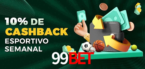 10% de bônus de cashback na 99bet
